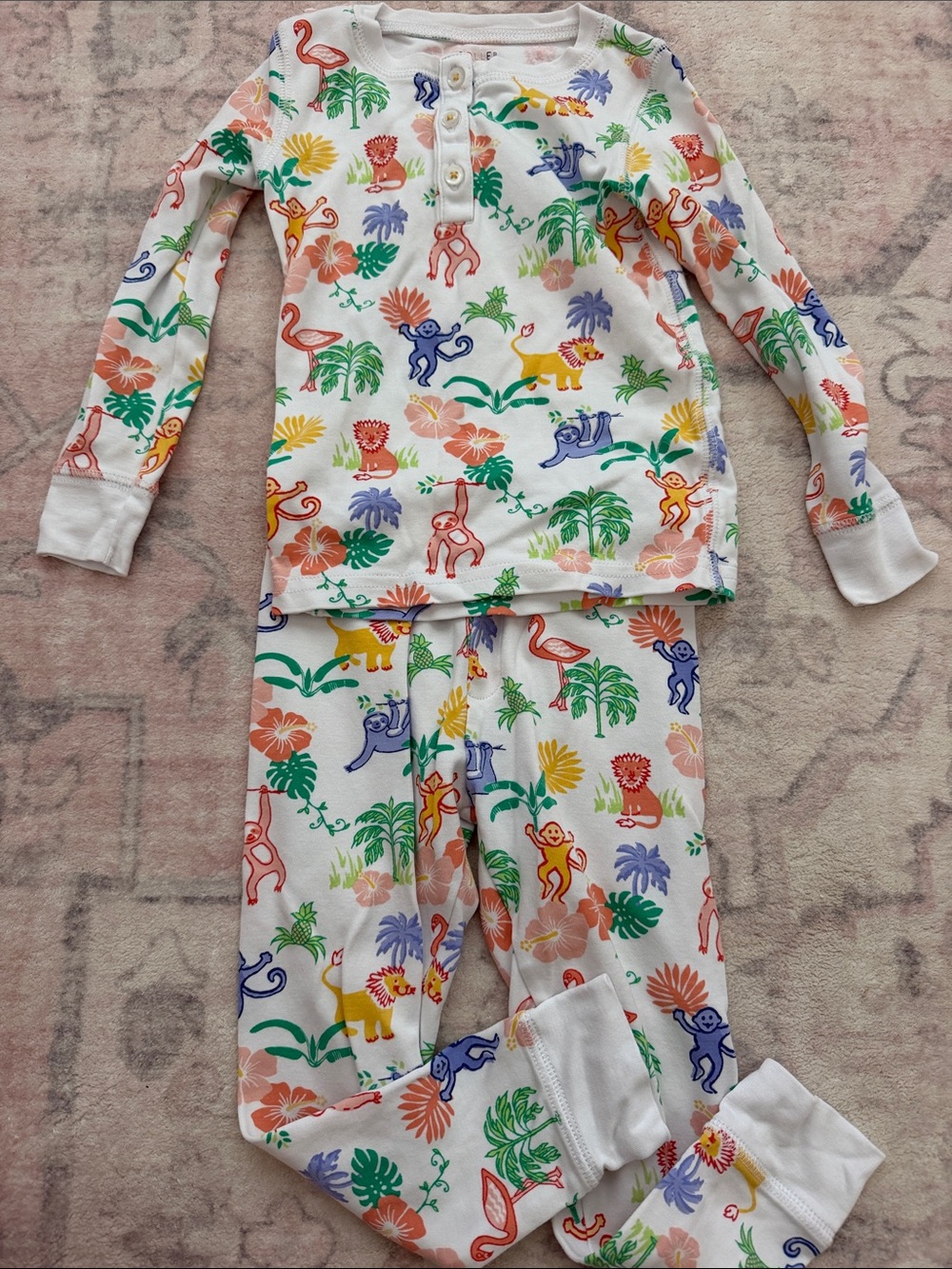 Roller Rabbit Jungle Animal Print Pajamas